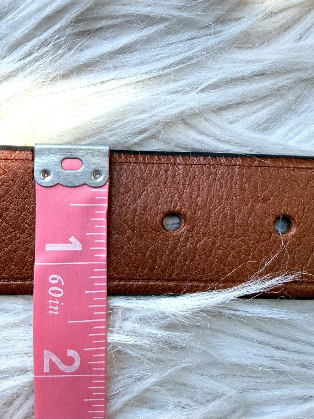 New Madewell Genuine Leather Belt Brass Horseshoe Buckle Women’s Small S NWT